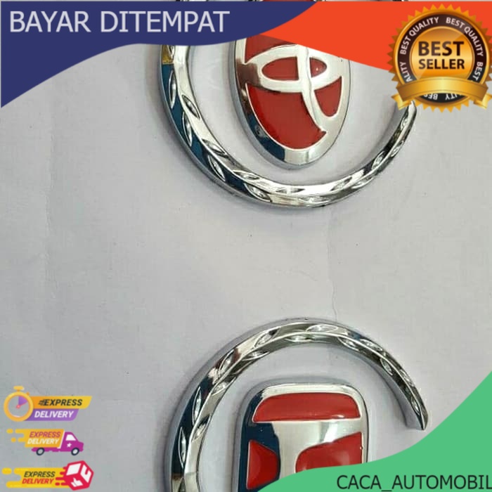 Jual Emblem Logo Stiker Sticker Lambang Toyota Honda Padi