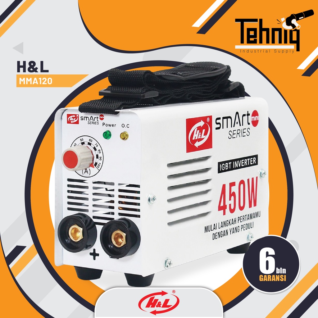 Jual Trafo Las H&L Smart Series 120A Mesin Las Listrik 450 Watt ...