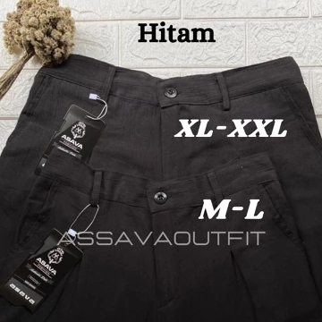 Kulot Linen Highwaist Celana Linen Wanita Kulot Linen Yuka Slim Cullote