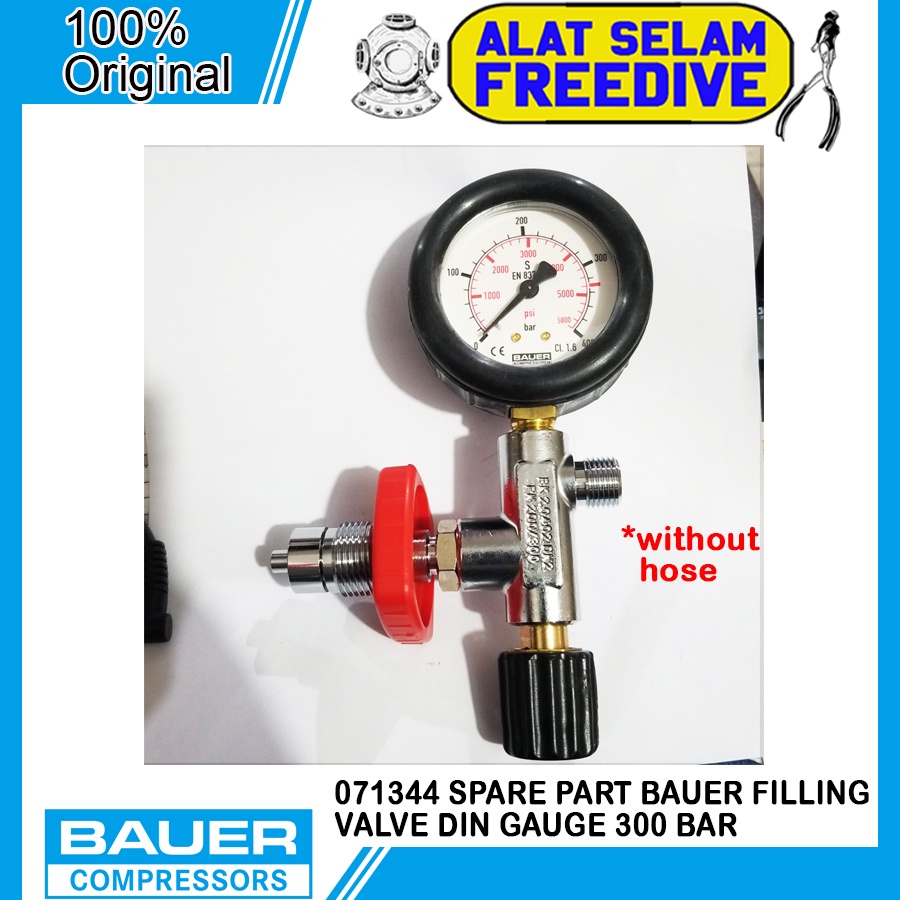 Jual 071344 Spare Part Compressor Bauer Tank Filling Valve Kompresor