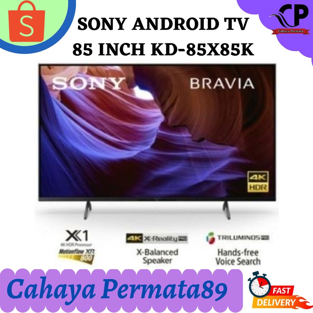 Jual Sony Bravia Kd 85x85k 85 Inch Android Tv Uhd 4k Dolby Atmos Vision