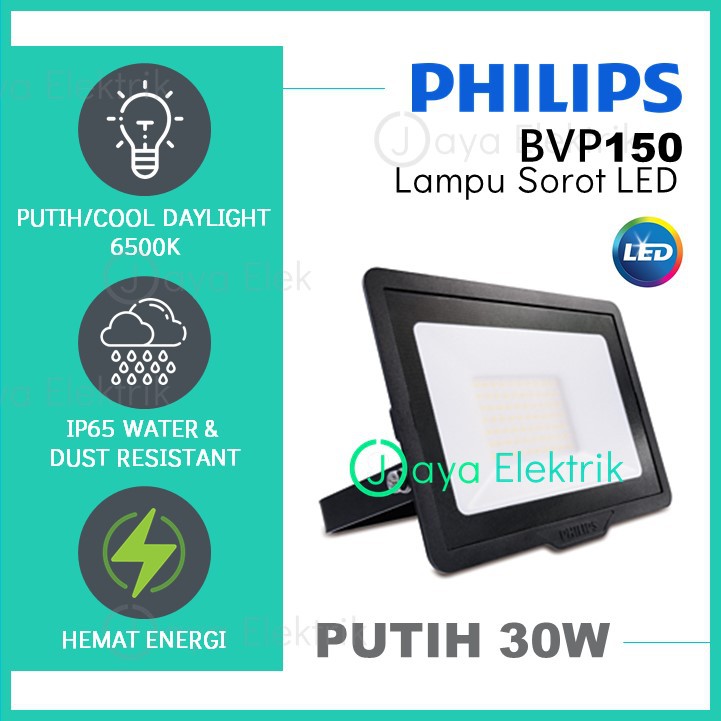 Jual Lampu Sorot Led Philips Bvp150 30watt Putih Kuning Flood Light