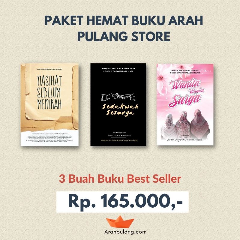 Jual Buku Arah Pulang Store ( Paket Hemat 3 Buku ) | Shopee Indonesia