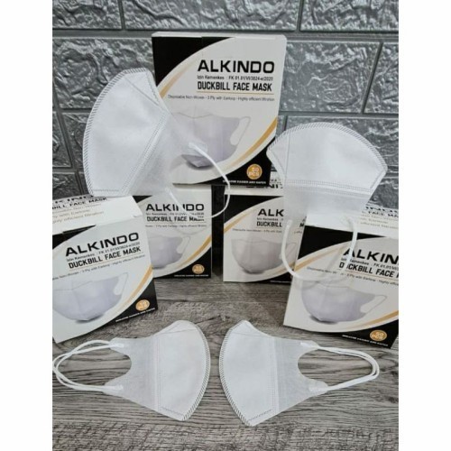 Jual Masker Duckbill Alkindo 3ply Earloop Duck Bill Import 1Box Isi ...