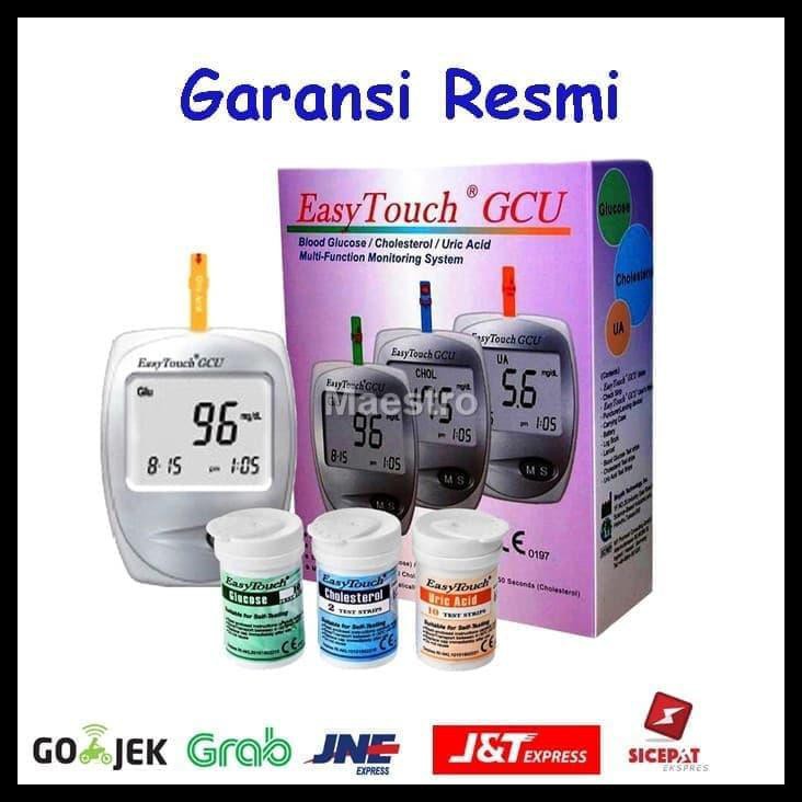 Jual ALAT CEK GULA DARAH KOLESTEROL ASAM URAT TES EASY TOUCH GCU 3 IN 1 ...