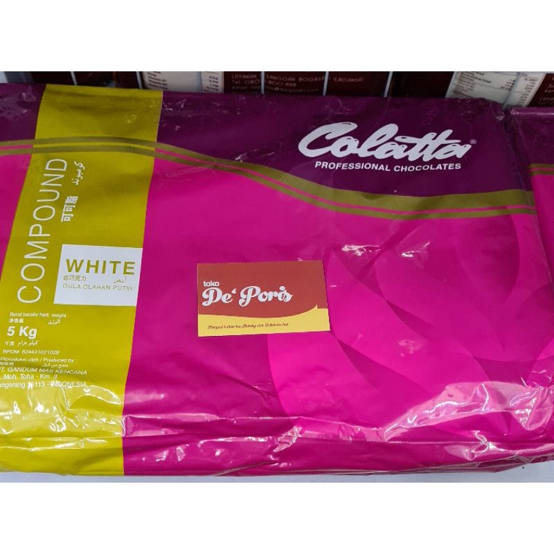 Jual Coklat Colatta White 5kg | Shopee Indonesia