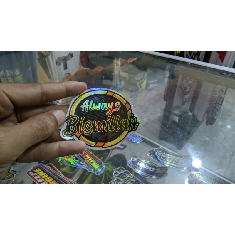 Jual Stiker Hollogram Always Bismillah Shopee Indonesia