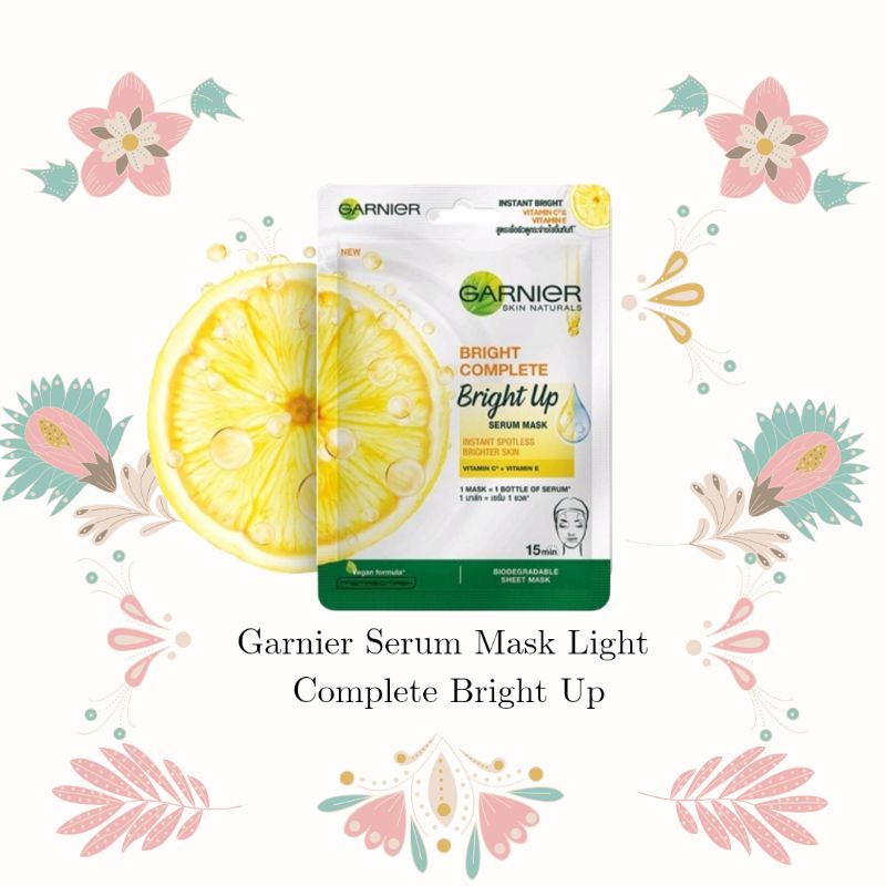 Jual Garnier Serum Mask Light Complete Bright Up Shopee Indonesia