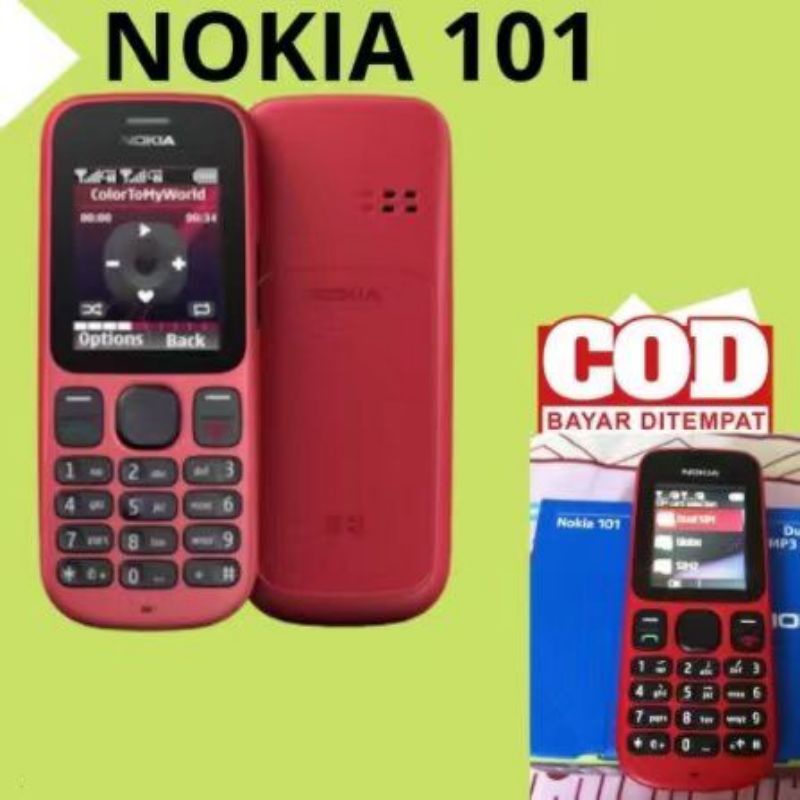 Jual Handphone Nokia 101 Fulset New Hp Nokia Jadul 101 Bahasa Indonesia