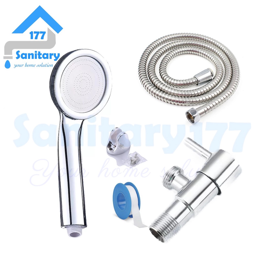 Jual Paket bundling Super Shower Hemat Air 9959 & stop kran shower