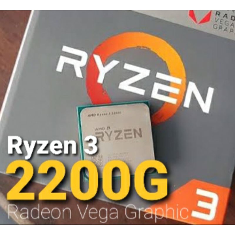 Jual Ryzen 3 2200G with Radeon Vega Graphics AM4 AMD Processor Gaming ...