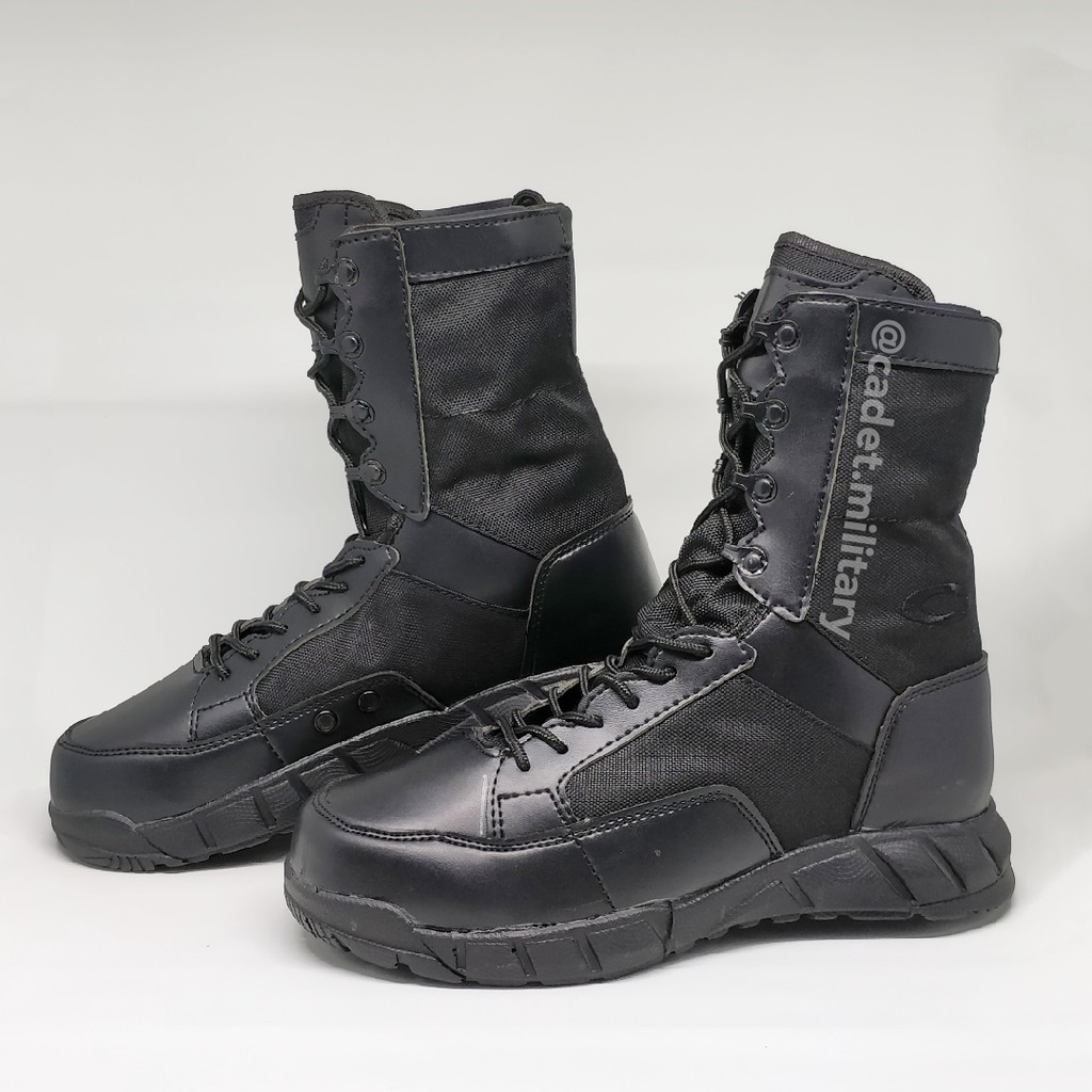 Jual Sepatu Combat Boots PDL Model OAKLEY 8 Inci - HITAM | Shopee Indonesia