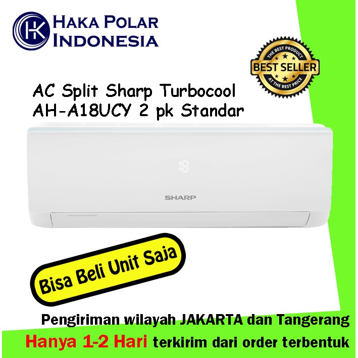 Jual AC Sharp 2 PK - AH A 18 UCY Turbo Cooling Series R32 | Shopee ...