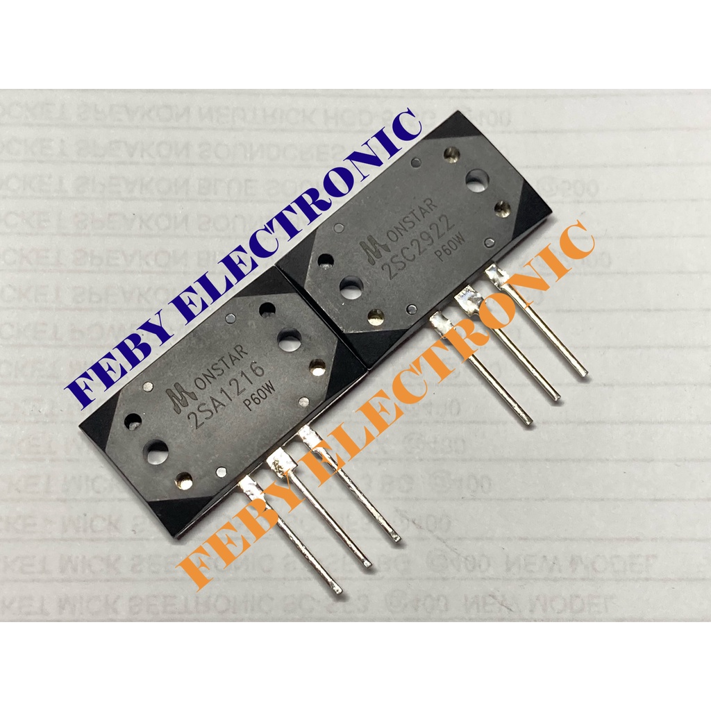 Jual Transistor FINAL Sanken 2sa1216 2sc2922 a 1216 c 2922 SET MONSTAR
