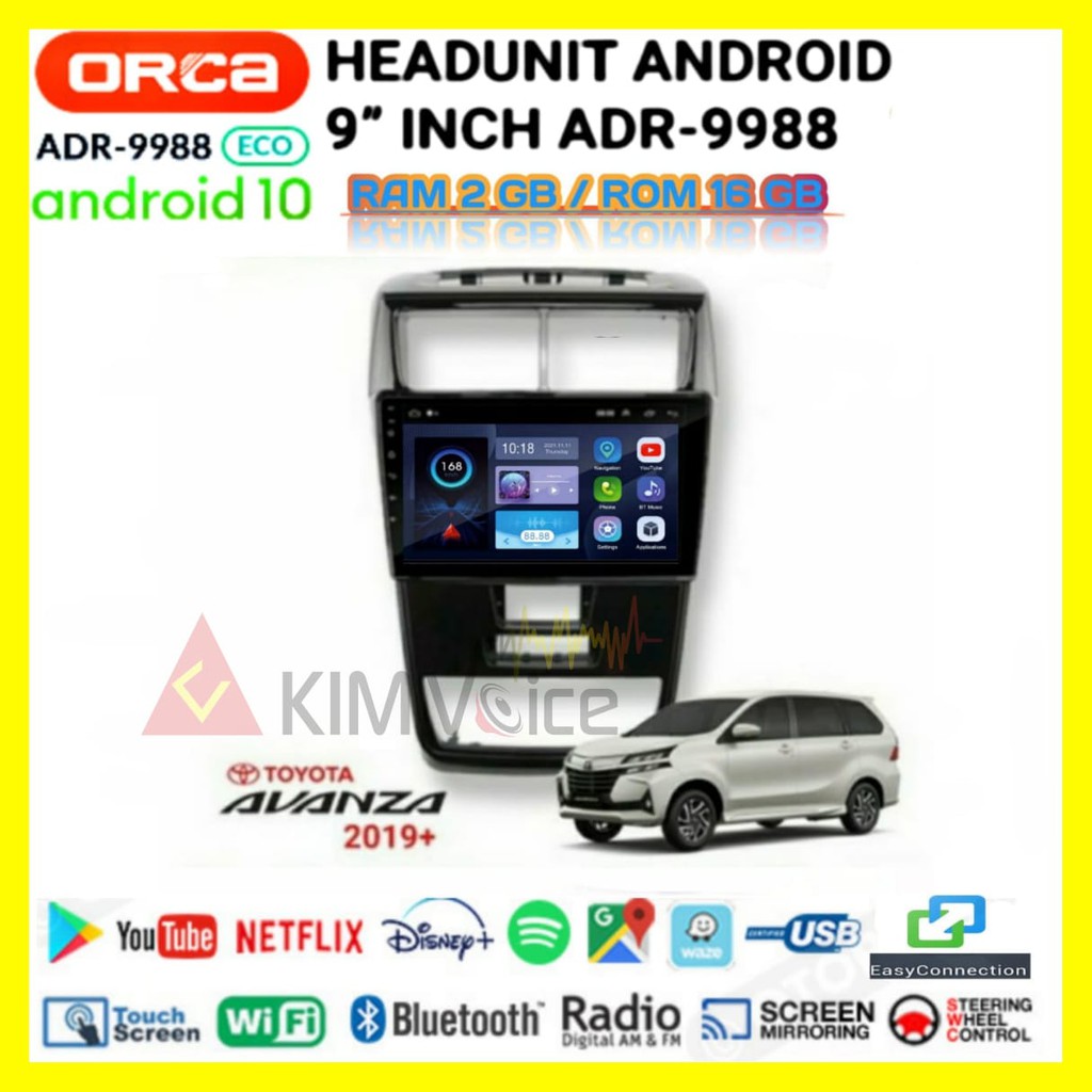 Jual Head Unit Android Orca Eco Inch Oem New Avanza Xenia Up Soket Pnp Shopee Indonesia