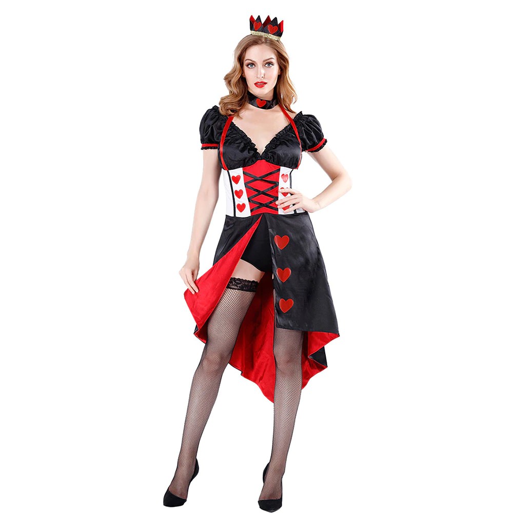 Jual Import Adult Womens Deluxe Alice In Wonderland Queen Of Hearts