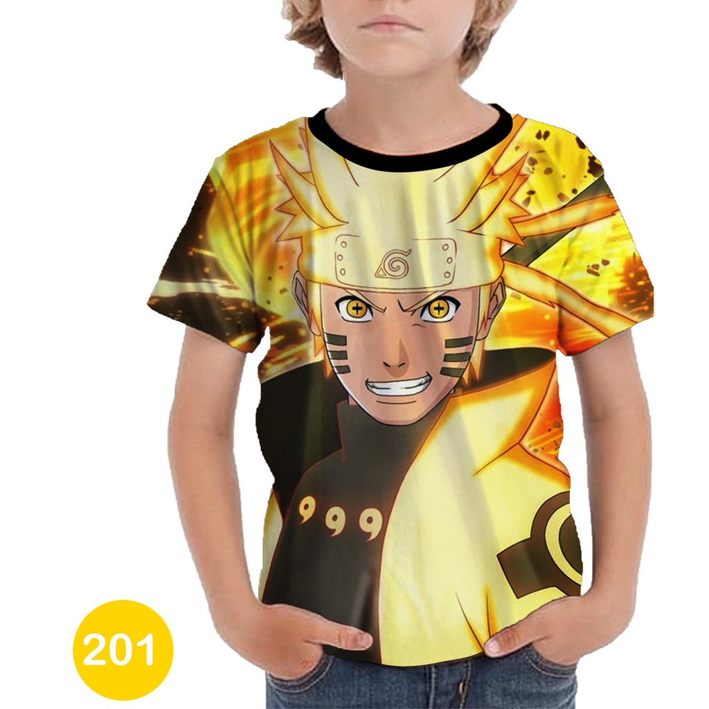 Jual Baju Anak Naruto Uzumaki 3D Printing 3D Kartun TV Series #201