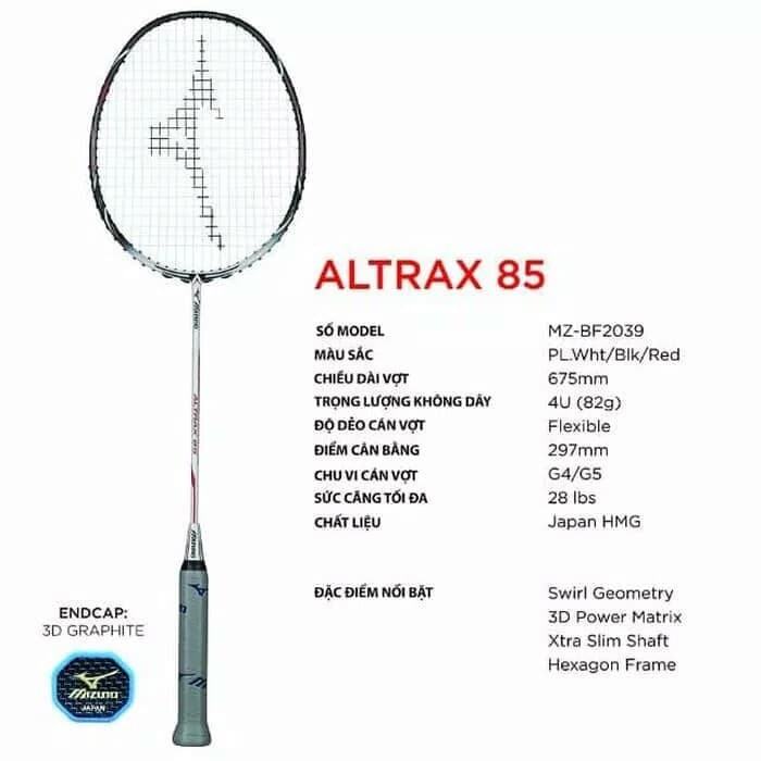 Raket Badminton Mizuno Altrax 85 Original