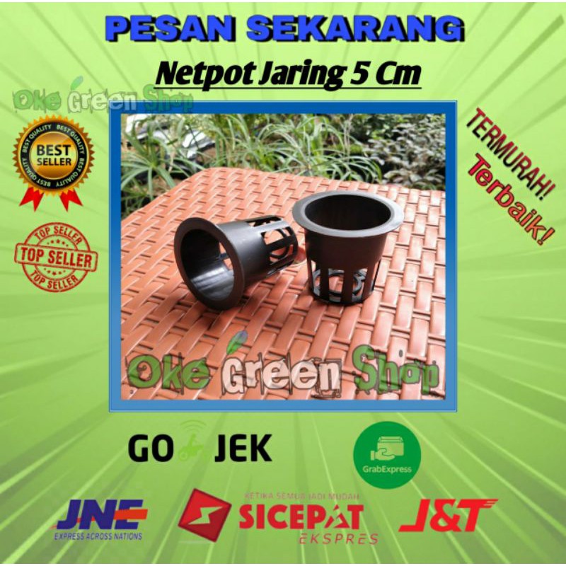 Net Pot Hidroponik 5cm Hitam-Kualitas Original - Grosir Netpot