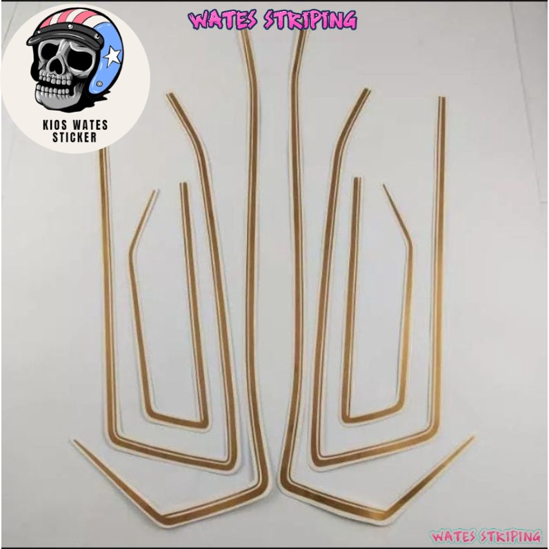 Jual Striping Decal Polet Sticker honda gl 100 gold cacing gl100 1982 ...