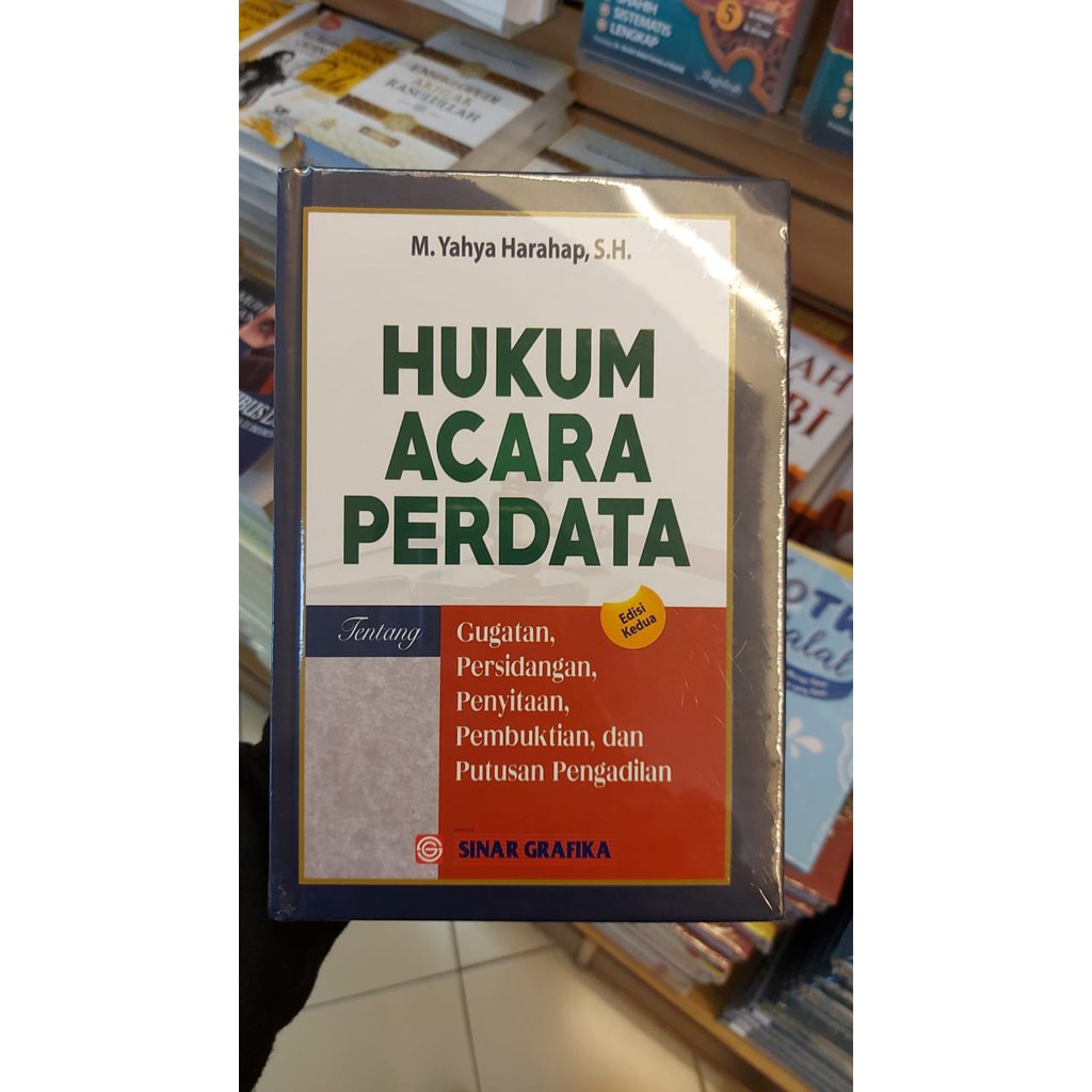 Jual Buku Hukum Acara Perdata Edisi 2 Penulis Yahya Harahap - GPU ...