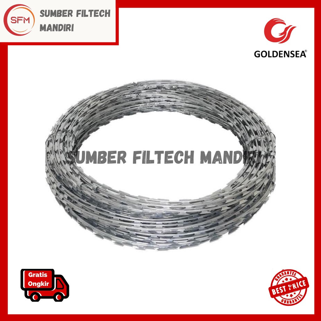Jual Kawat Duri Silet / Razor Wire BTO 22 - Kawat Anti Maling Panjat ...