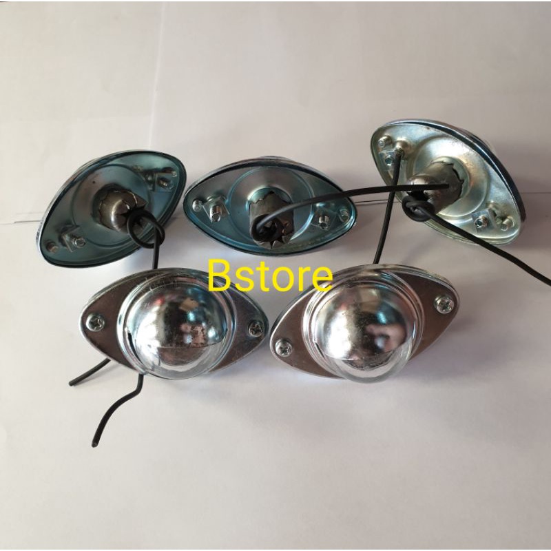 Jual 1 Buah Lampu Plat Nomor Model Telor Universal Tanpa Bohlam ...