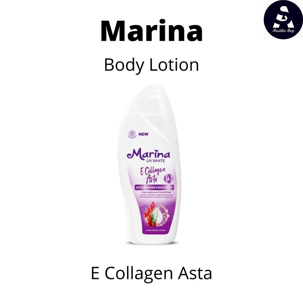 Jual Marina Hand & Body Lotion E Collagen Asta 185 ml Shopee Indonesia