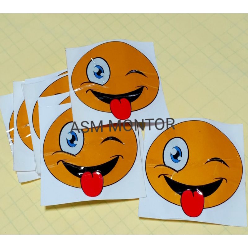 Jual Stiker Cutting Emoticon Lucu Shopee Indonesia