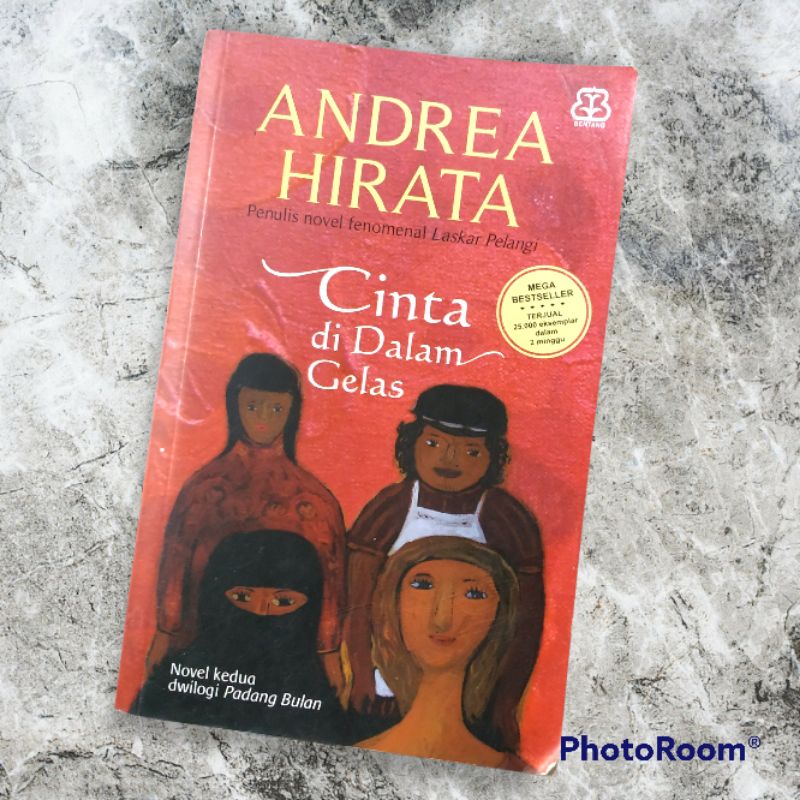 Jual Cinta Dalam Gelas Andrea Hirata Bekas Original Shopee Indonesia 7633