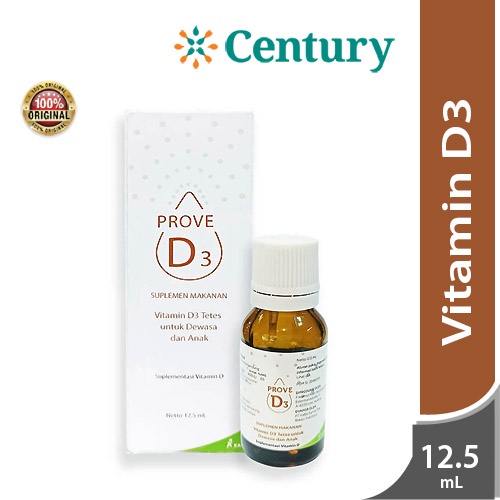 Jual Prove D3 Drop Vitamin D3 400 IU Tetes 12.5mL/Vitamin D/Daya Tahan Tubuh Shopee Indonesia