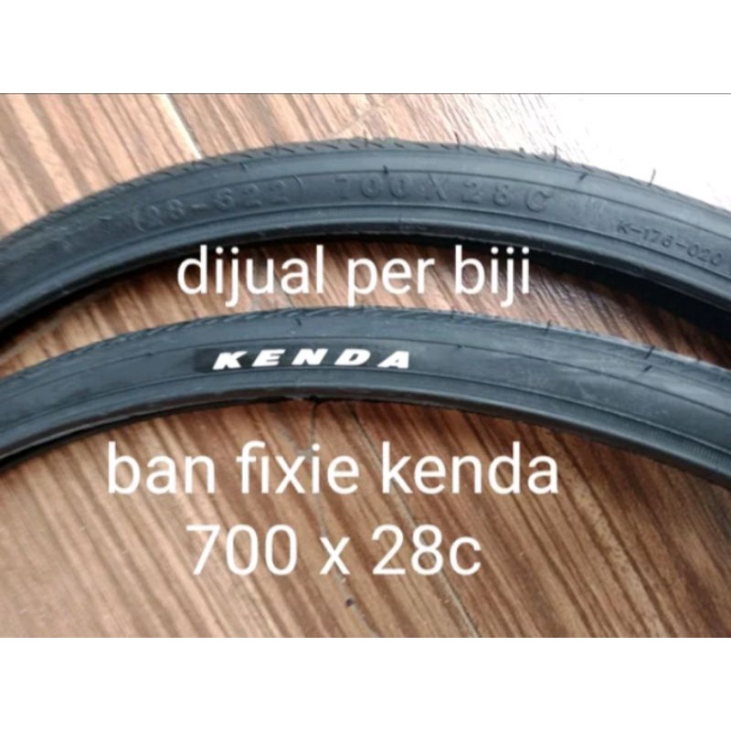 Jual ban kenda fixie 700 x 28c black | Shopee Indonesia