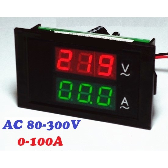 KETOTEK amperemeter Voltmeter Digital spänning mätare strömmätare AC80