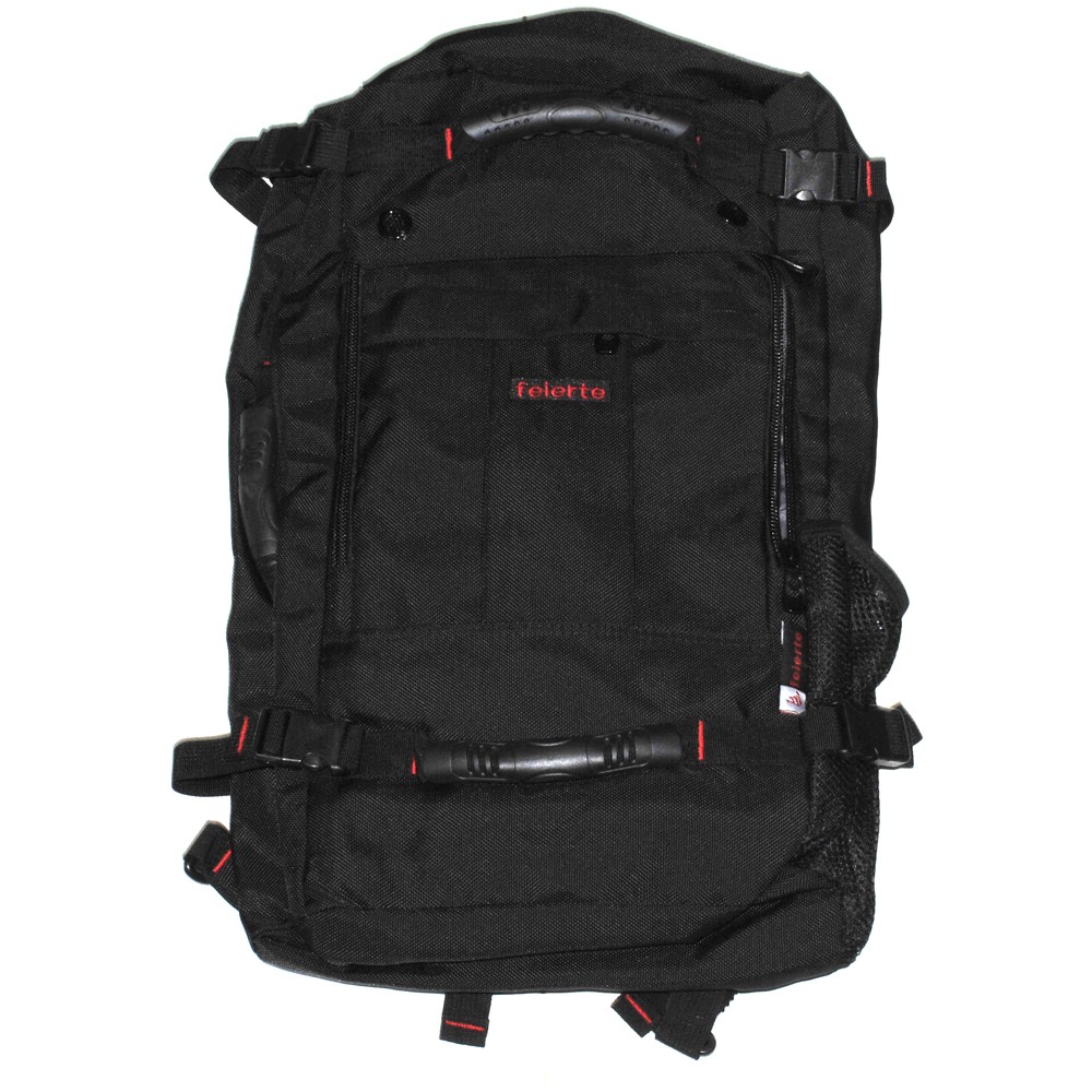 Jual Felerte Tas Travel Backpack Waterproof 40L Black Shopee Indonesia