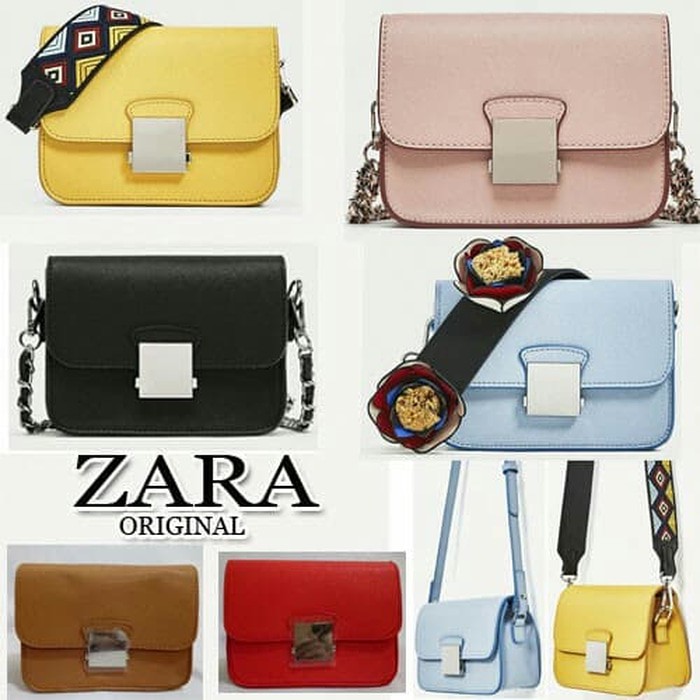 tas selempang zara REAL PICT Tas Zara Original sling bag