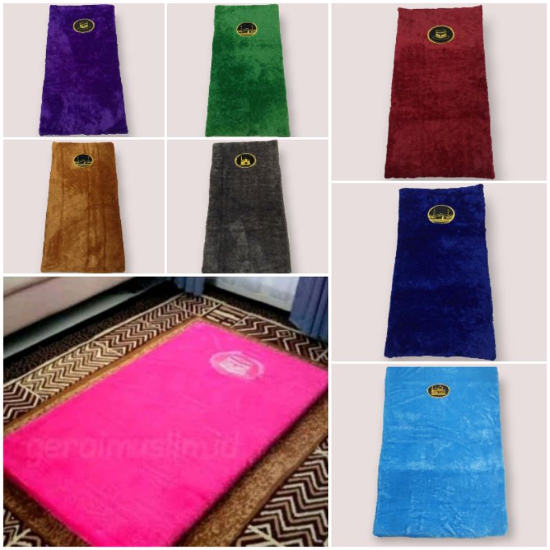 Jual sajadah bulu rasfur tebal dan lembut beragam warna size 60x110 ...