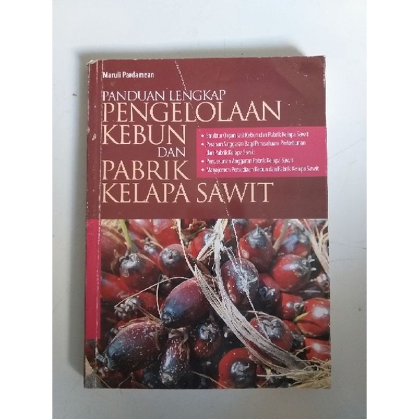 Jual PANDUAN LENGKAP PENGELOLAAN KEBUN DAN PABRIK KELAPA SAWIT | Shopee ...