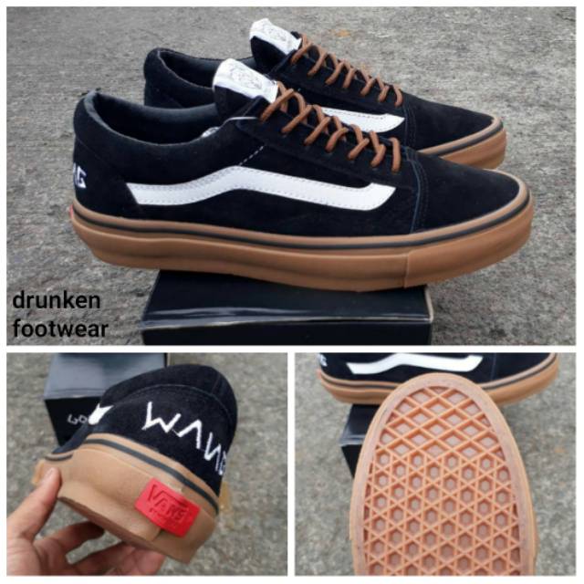 Vans shops golf wang black gum