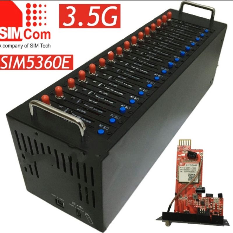 Jual Modem Pool 16 Port Usb 3.5G SIM5360E | Shopee Indonesia