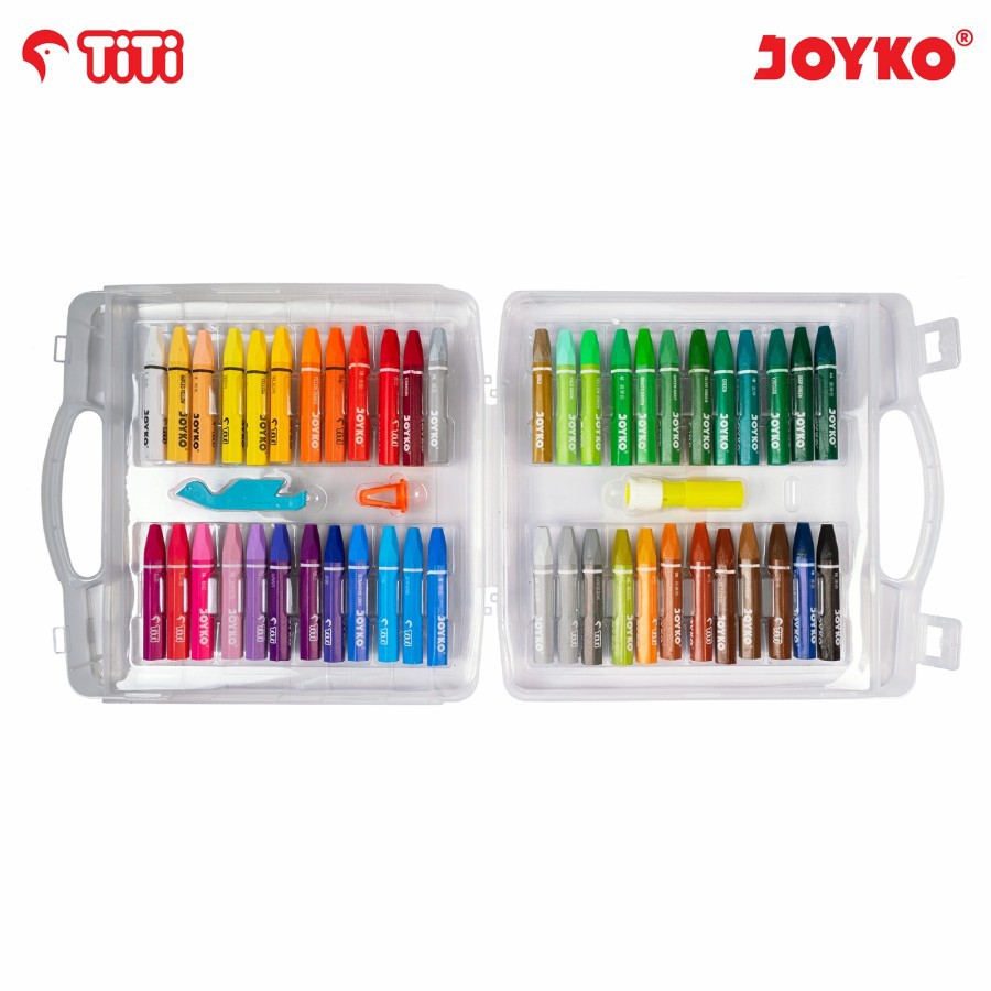 Jual JOYKO TITI CRAYON OIL PASTEL / KRAYON MINYAK JOYKO 48 WARNA OP48S