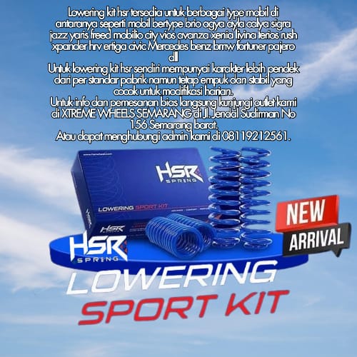 Jual PER CEPER INNOVA LOWERING KIT HSR BLUE/RED INNOVA BENSIN SETARA