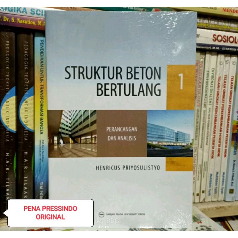 Jual BUKU PERANCANGAN DAN ANALISIS STRUKTUR BETON BERTULANG 1 ...