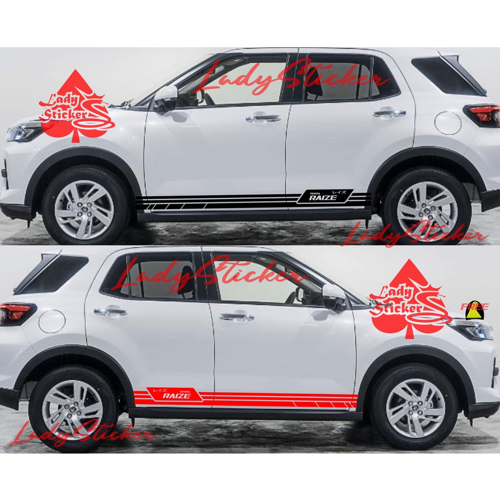 Jual Sticker raize cutting sticker stiker mobil toyota raize rocky ...