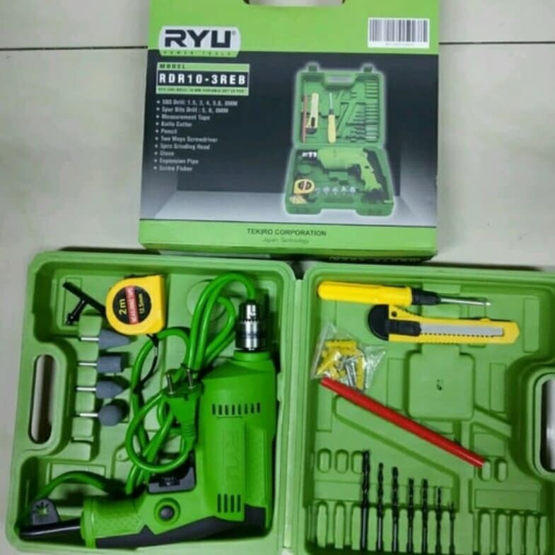 Jual Paket Mesin Bor RYU RDR 10-3 REB Mesin Bor 10mm Ryu 10 - 3 REB ...