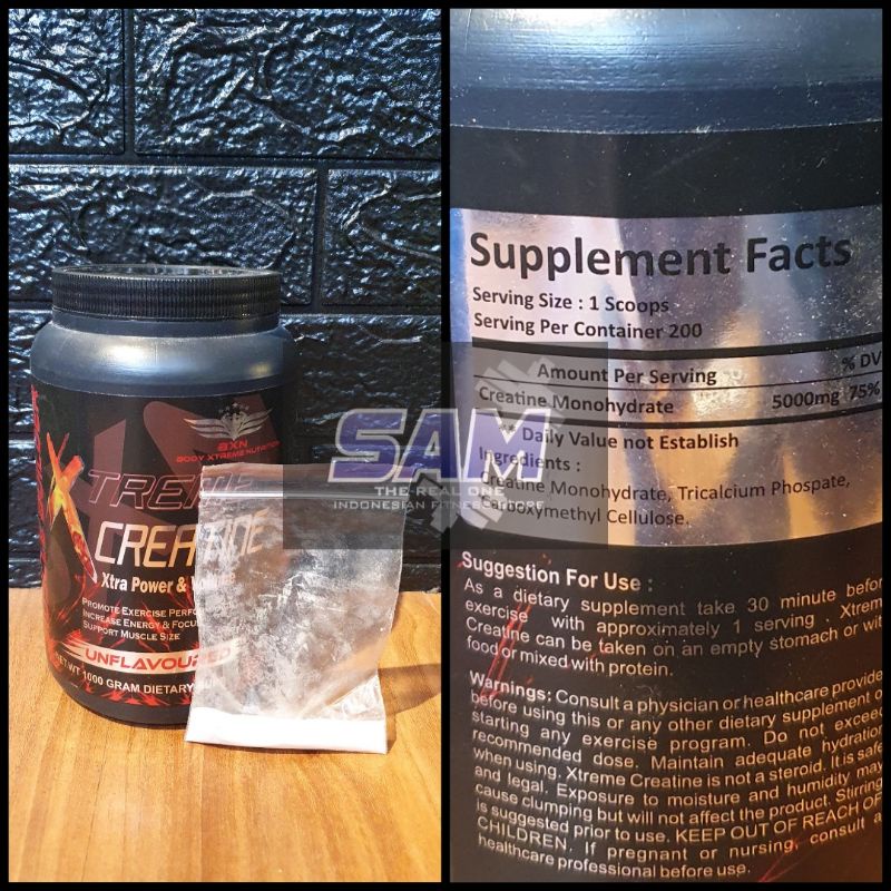 Jual Suplemen Fitness Eceran Repack Bxn Creatine 5 Gram 1 Serving