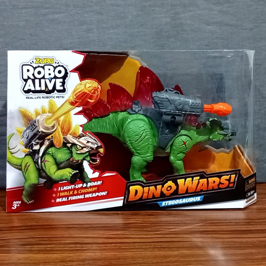 ROBO ALIVE Dino Wars – Stegosaurus Robot Giocattolo - 3
