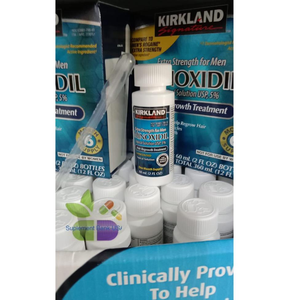 Jual [ORIGINAL] Kirkland Minoxidil LIQUID (1 BOTOL 60 ml ) ORI USA ...