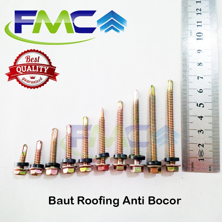 Jual Baut Roofing Rooping Sekrup Atap Skrup Murah Drilling Atap Baja ...