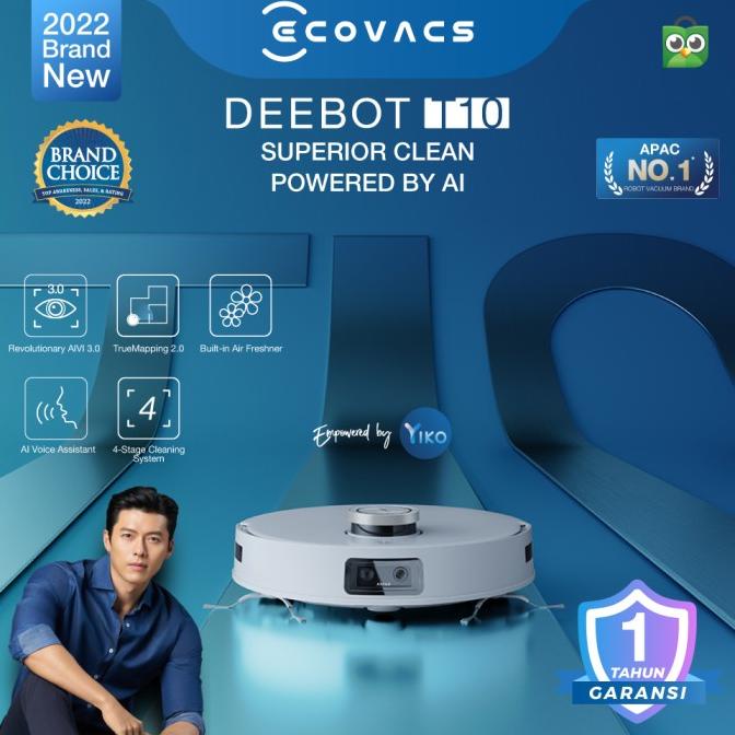 Jual Ecovacs DEEBOT T10 Robot Vacuum Cleaner Sapu Vacum Pel Vakum Mop ...