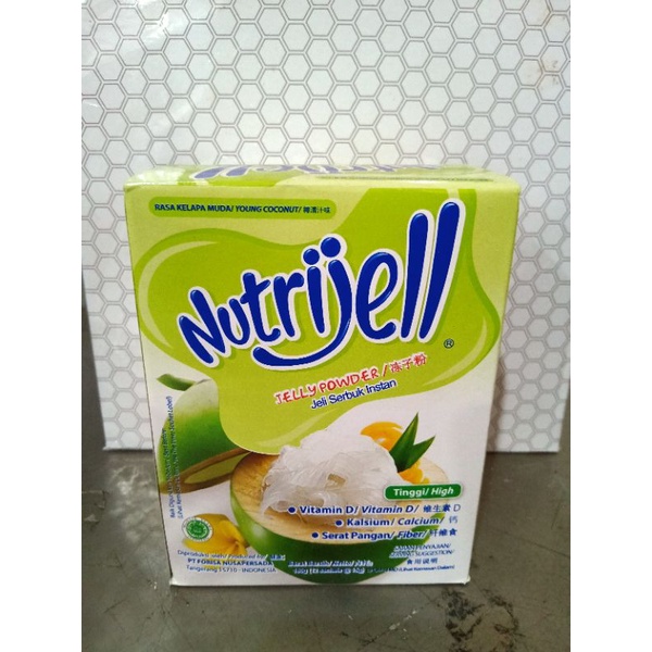 Jual Nutrijel Jelly Powder Jeli Serbuk Instan Rasa Kelapa Muda Gr Box Isi Sachets